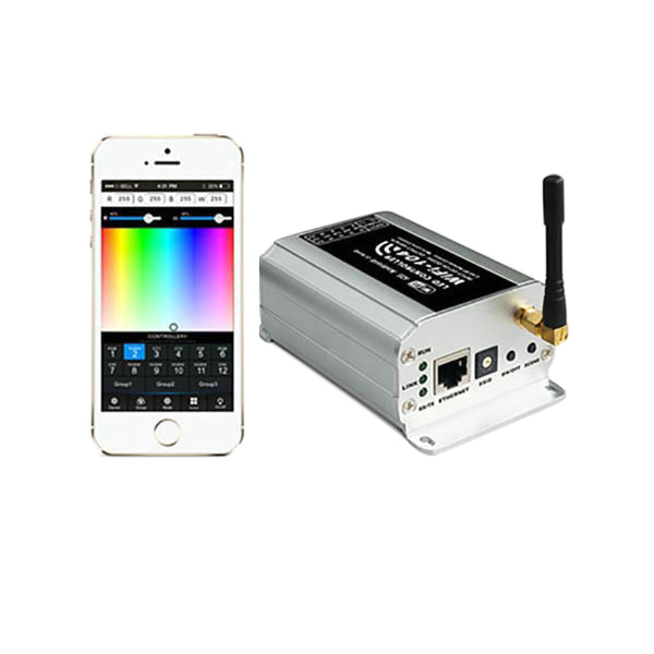 LED WiFi 16 Zones Wireless Synchronization Group Controller Work With M12 RF Remote and APP WiFi-104